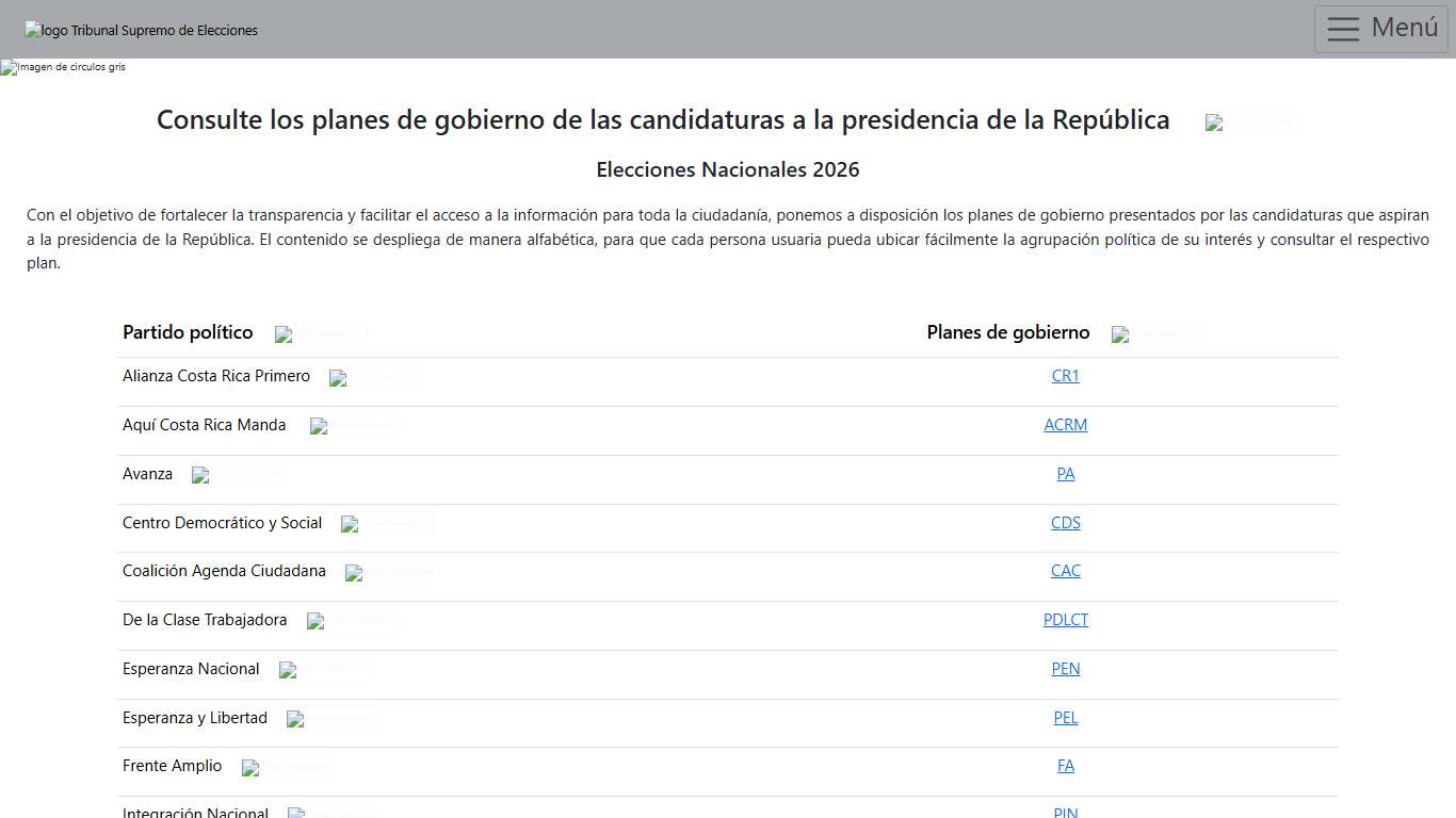 Elecciones Presidenciales 2026